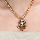 Megha Collection Ruhani Kundan Necklace Set