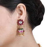 Megha Collection Ruhani Kundan Necklace Set