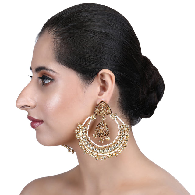 Megha Collection Adhiraj Kundan Earring