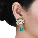 Megha Collection Rikki Zircon Necklace Set