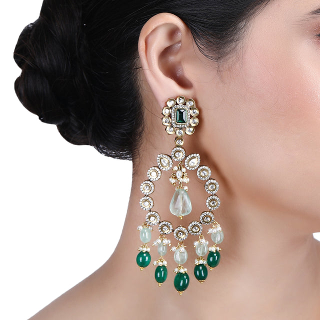 Megha Collection Aalekh Zircon Earring
