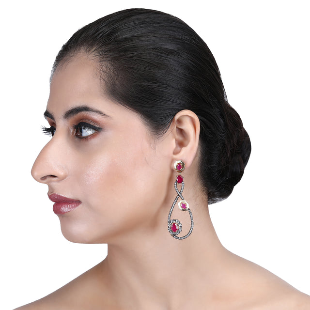 Megha Collection Aashi Zircon Earring