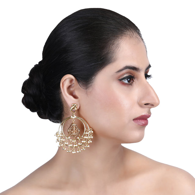 Megha Collection Chand Zircon Earring