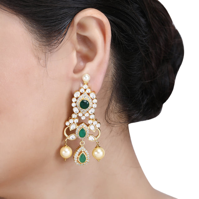 Megha Collection Rahomi Zircon Earring