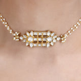 Megha Collection Olivia Kundan Necklace Set