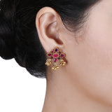 Megha Collection Meenakshi Zircon Necklace Set