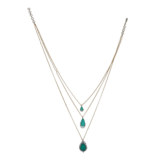 22k Gold Plated Divyam Saruni Necklace