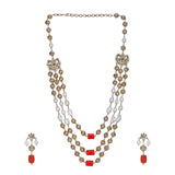 22k Gold Plated Divyam Vinora Necklace Set