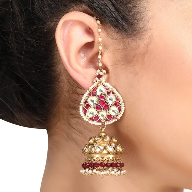 Bazaar Ojaswini Kundan Earring