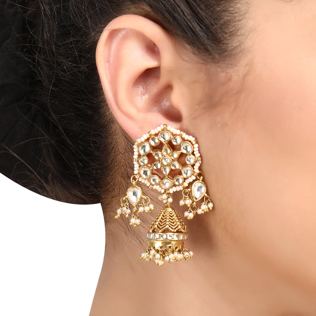 Bazaar Nirjara Kundan Earring
