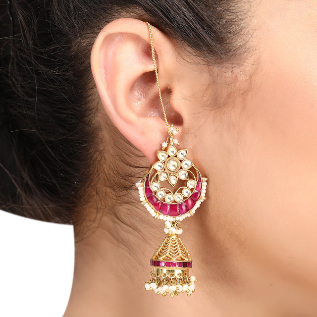 Bazaar Ojaswita Kundan Earring