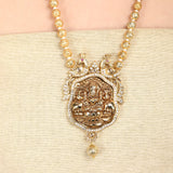 PITARA LAKSHMI ZIRCON NECKLACE SET