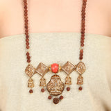 PITARA HIRANMAYI TEMPLE NECKLACE SET