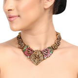 PITARA SUMUKHA KUNDAN  TEMPAL NECKLACE