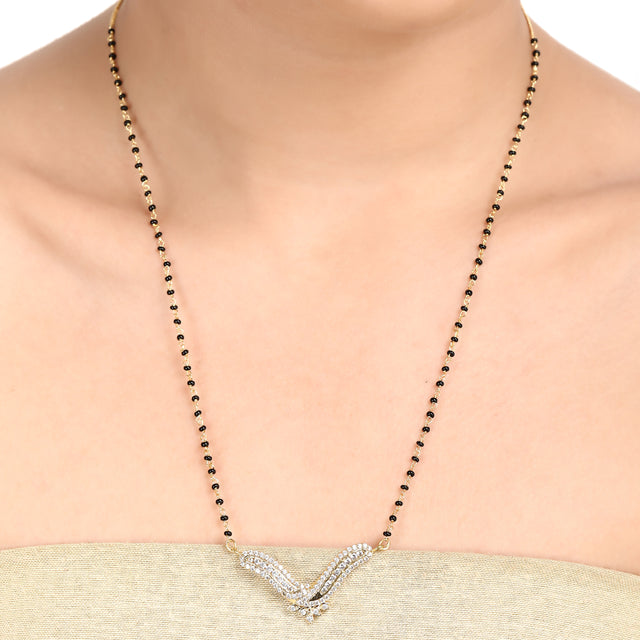 Suhag Nitara Zircon Mangalsutra Necklace
