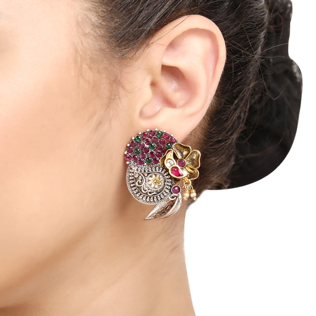 PITARA DHRUVIKA KUNDAN EARRING