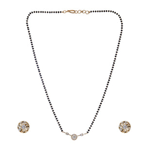 22k Gold Plated Manya Chakrika Mangalsutra