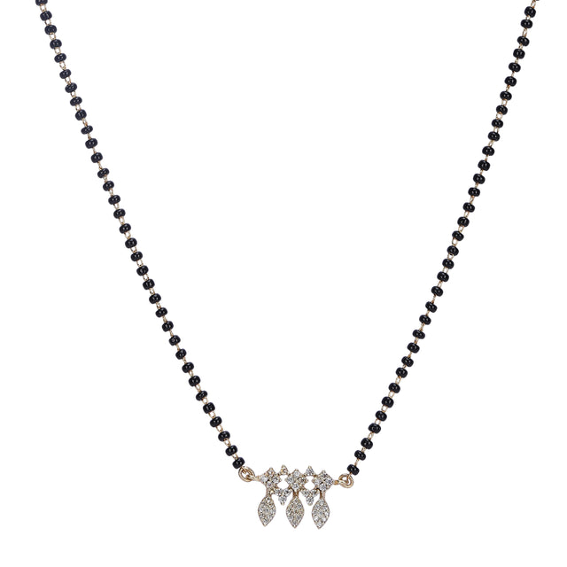 22k Gold Plated Manya Pankhi Mangalsutra