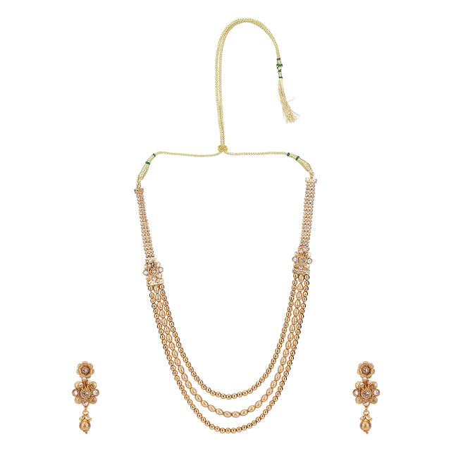 ANISHA   gold plated necklace set