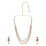 ANISHA   gold plated necklace set