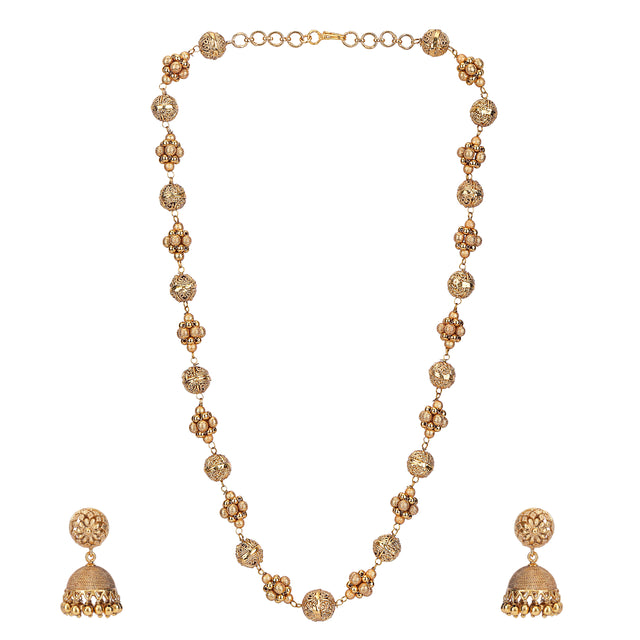 AARIKA   gold plated necklace set