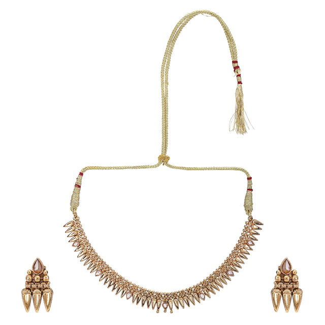 MISHITA   gold plated necklace set