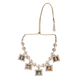 22k Gold Plated Krishna Murali Necklace Set