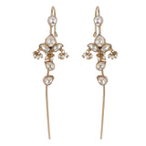 22k Gold Plated Kaanphool Lotus Earpin