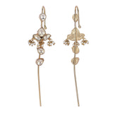 22k Gold Plated Kaanphool Lotus Earpin