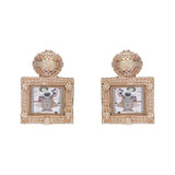 22k Gold Plated Krishna Vrinda Earring
