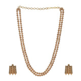 KRISHIKA gold plated necklace set