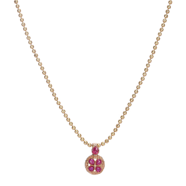 22k Gold Plated Suvarna Mandala Pendant