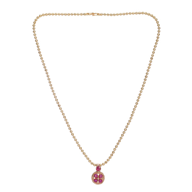 22k Gold Plated Suvarna Mandala Pendant