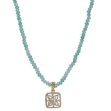 Karuna Wamiya Zircon  Pendant  Set