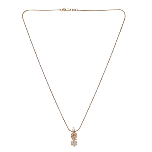 22k Gold Plated Suvarna Sopan Pendant