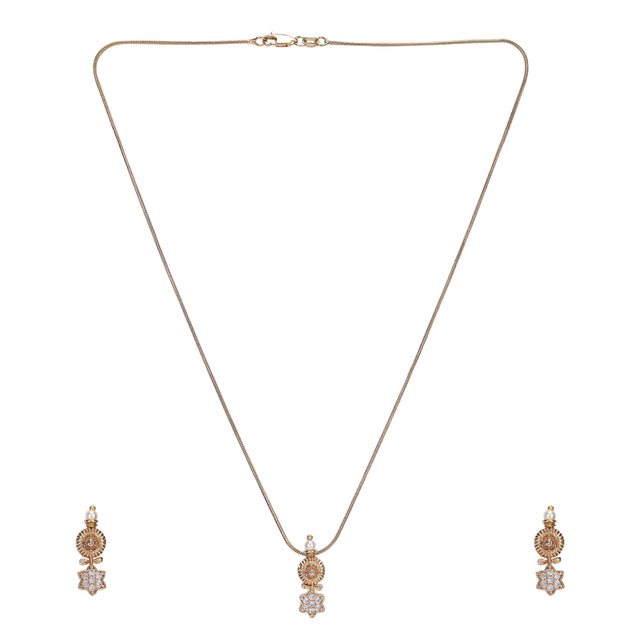 22k Gold Plated Suvarna Sopan Pendant