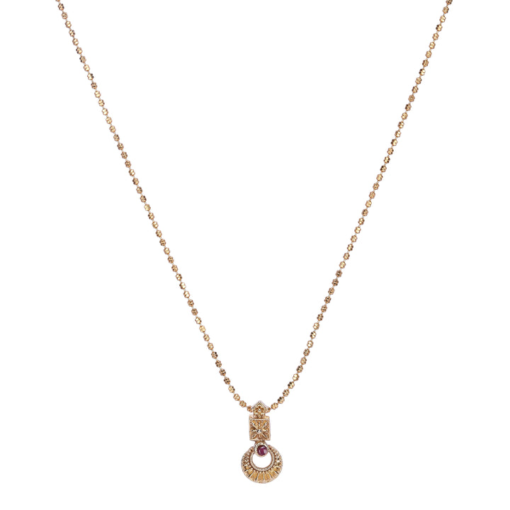 22k Gold Plated Suvarna Bindu Pendant
