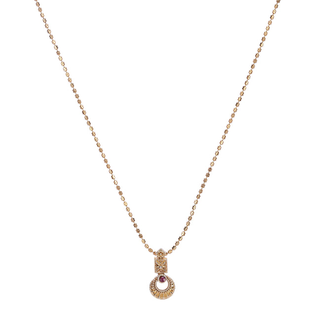 22k Gold Plated Suvarna Bindu Pendant