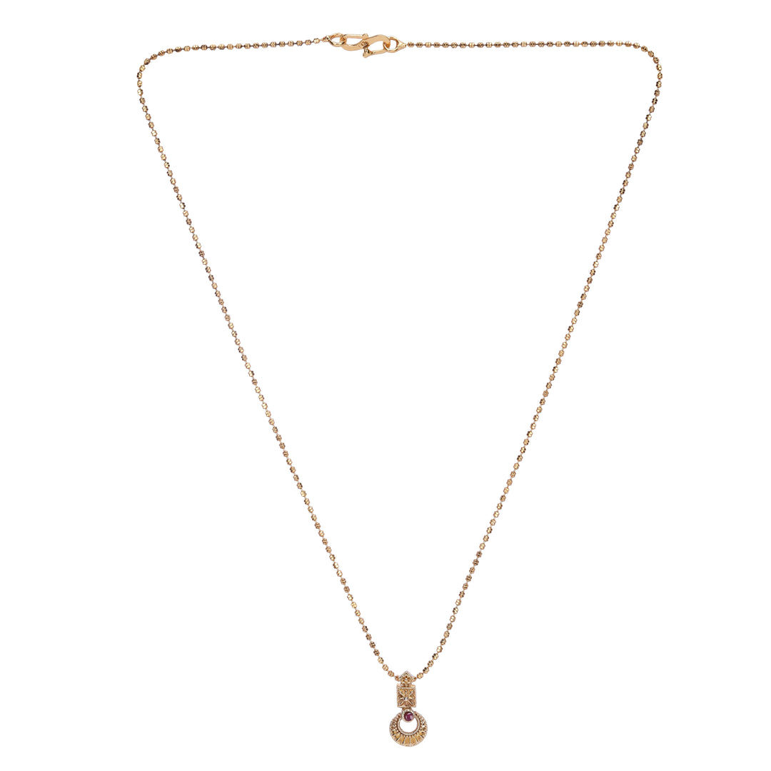 22k Gold Plated Suvarna Bindu Pendant