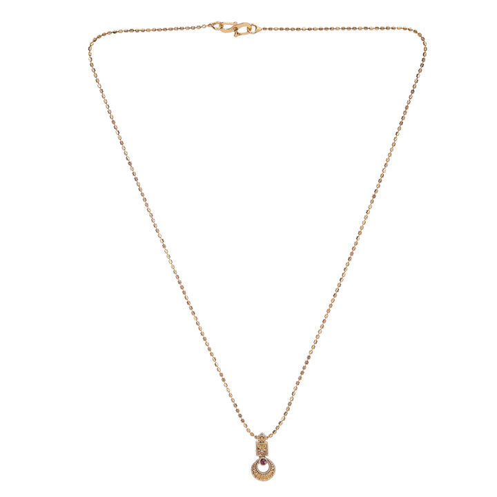 22k Gold Plated Suvarna Bindu Pendant