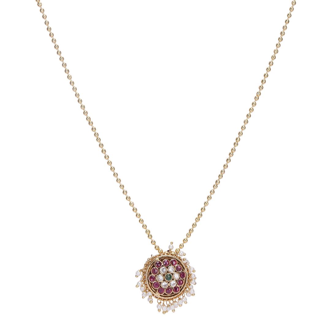 22k Gold Plated Suvarna Chakra Pendant