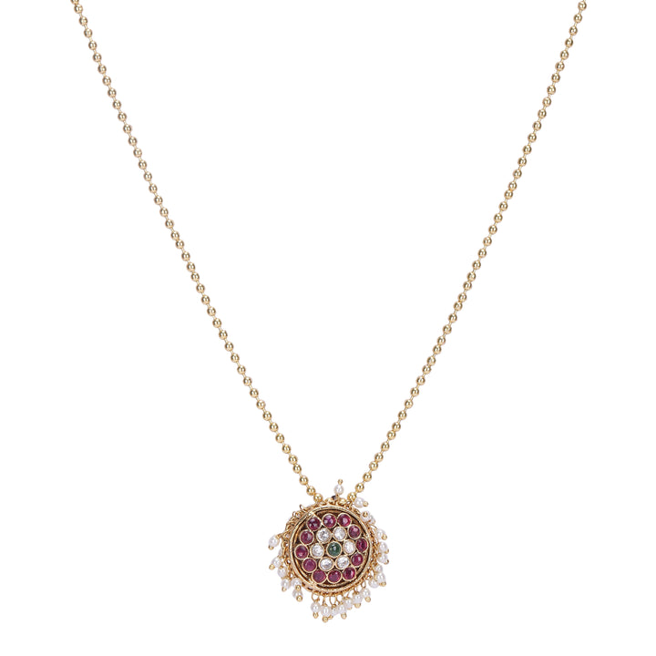 22k Gold Plated Suvarna Chakra Pendant