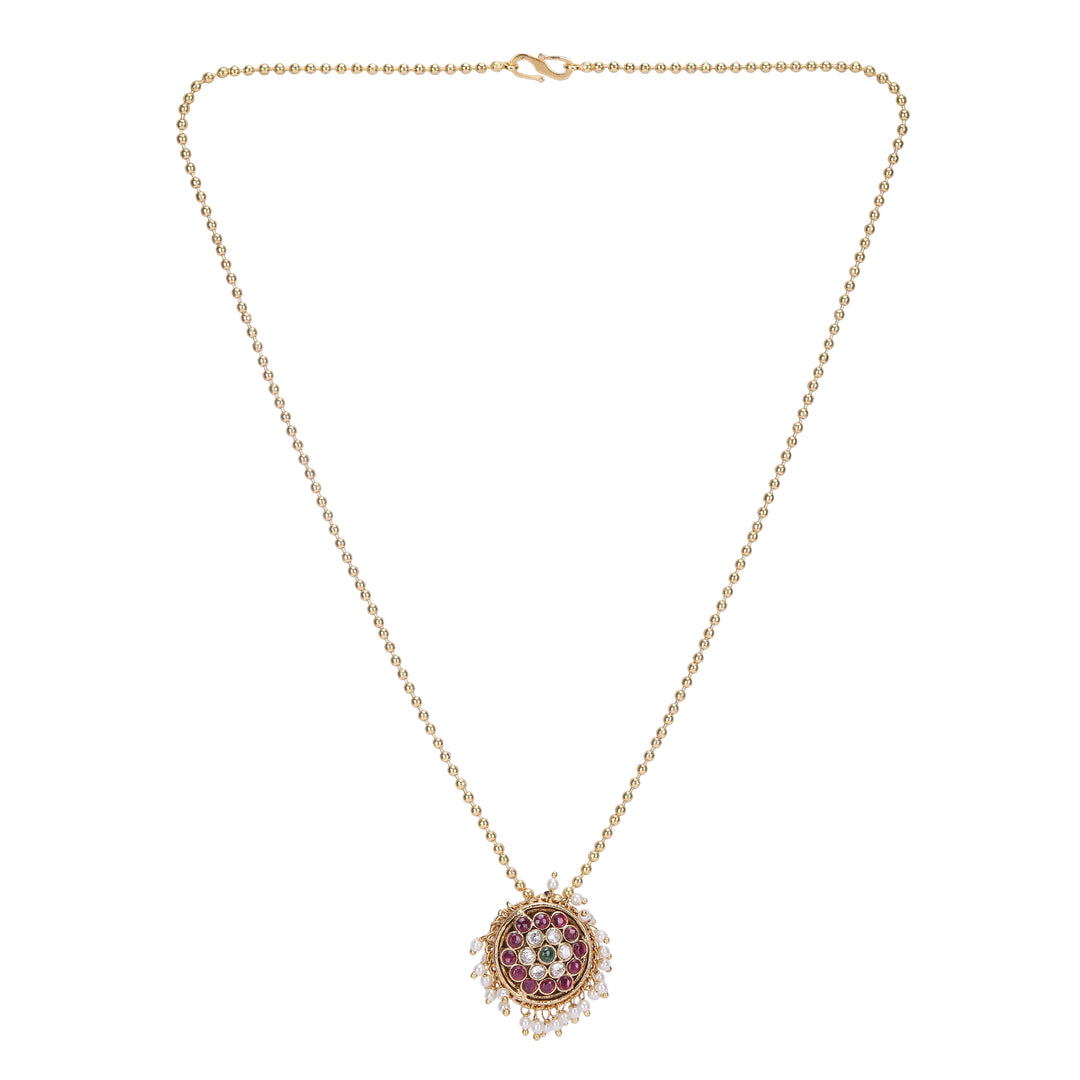 22k Gold Plated Suvarna Chakra Pendant