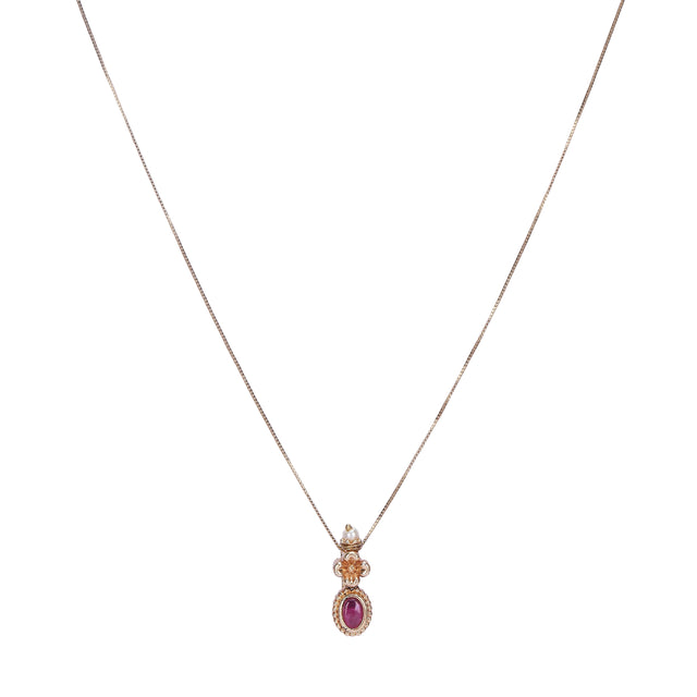 22k Gold Plated Suvarna Ratna Pendant