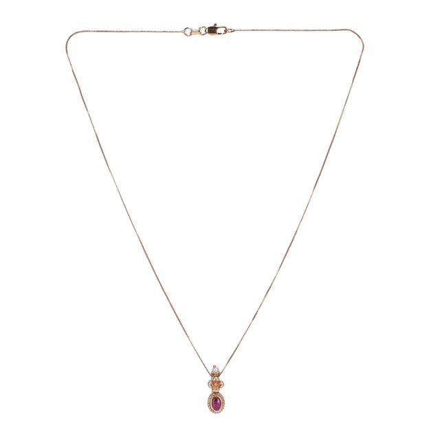 22k Gold Plated Suvarna Ratna Pendant