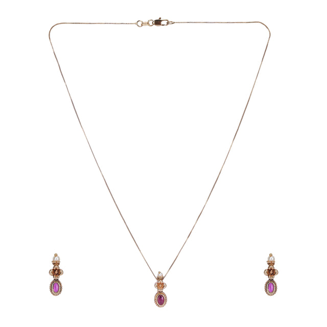 22k Gold Plated Suvarna Ratna Pendant