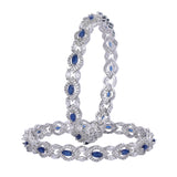 22k Gold Plated Ziya Oval Bangle