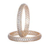 22k Gold Plated Ziya crisscross Bangle