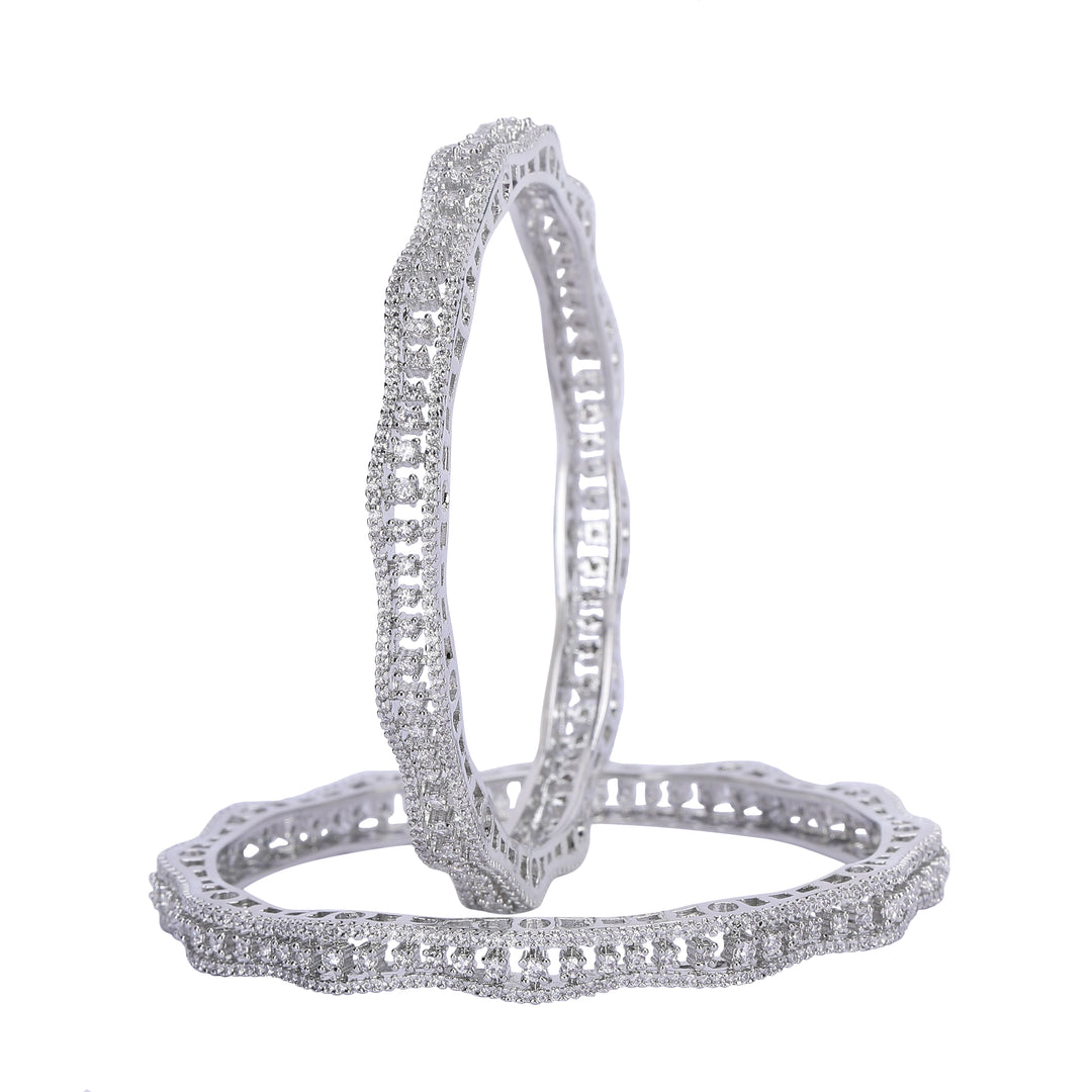 22k Gold Plated Ziya Ripple Bangle