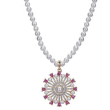 Karuna Wamil Zircon Pendent  Set